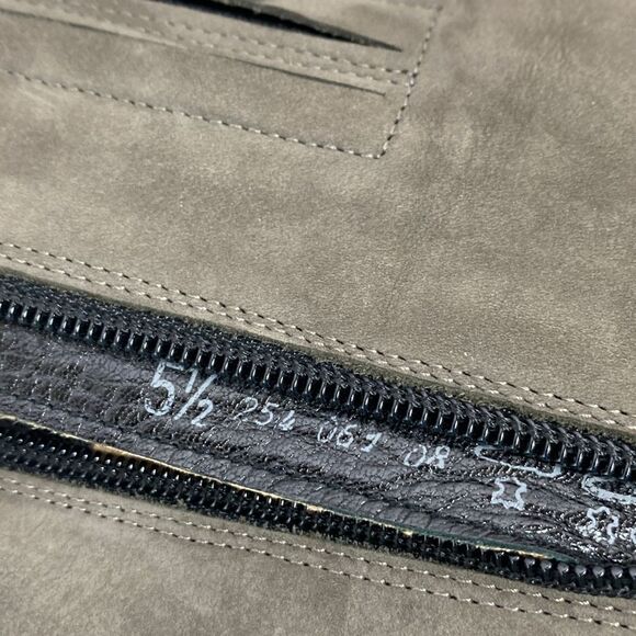 Kennel Und Schmenger Studded‎ Leather Distressed Knee High Boots Gray 7.5 - Picture 7 of 15